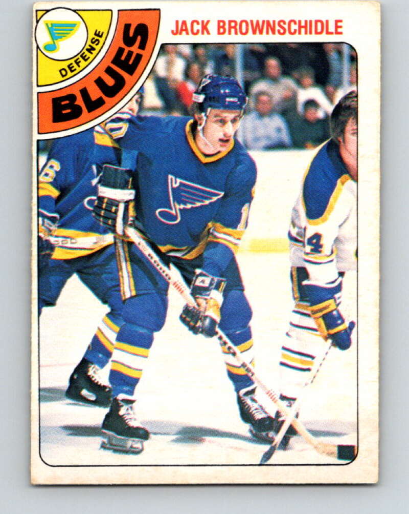 1978-79 O-Pee-Chee #379 Jack Brownschidle RC Rookie Blues  V26270