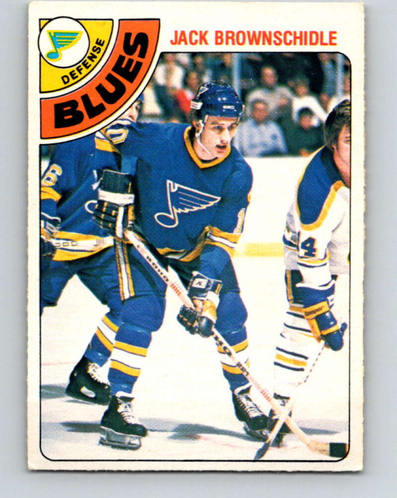1978-79 O-Pee-Chee #379 Jack Brownschidle RC Rookie Blues  V26272