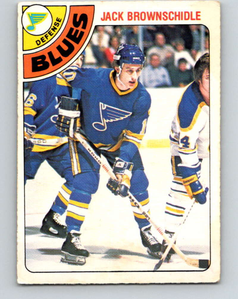 1978-79 O-Pee-Chee #379 Jack Brownschidle RC Rookie Blues  V26273