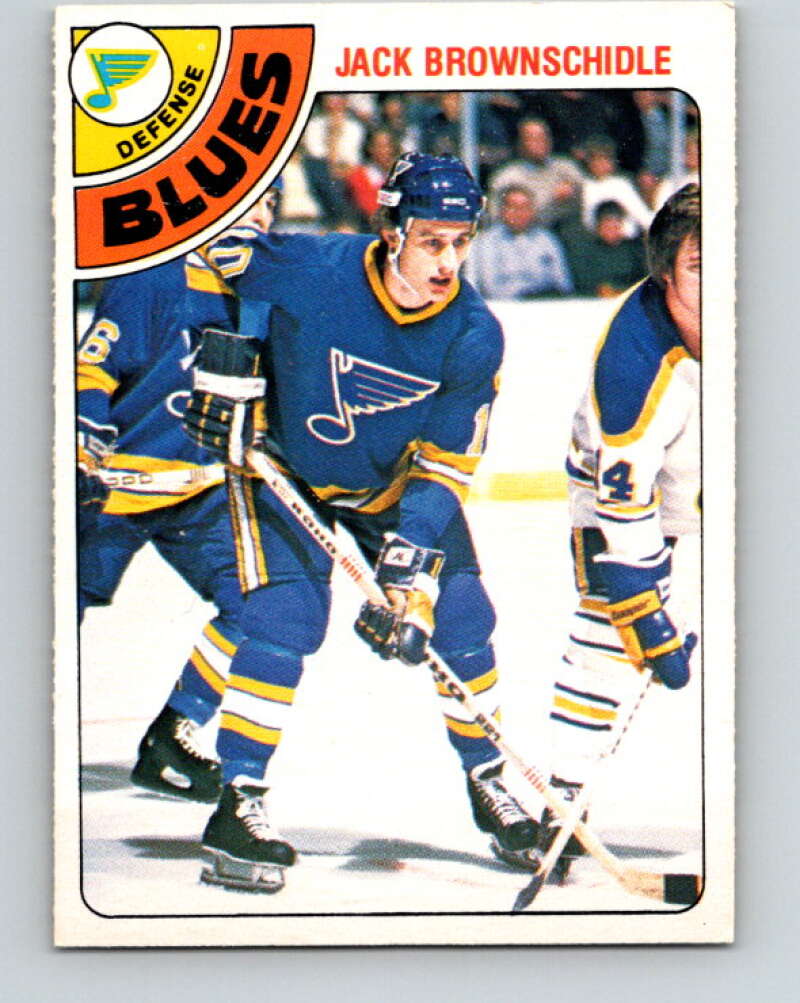 1978-79 O-Pee-Chee #379 Jack Brownschidle RC Rookie Blues  V26274
