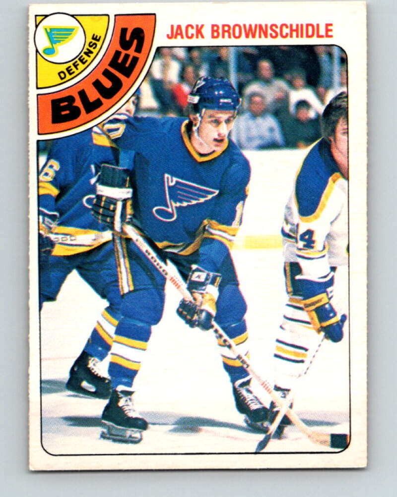 1978-79 O-Pee-Chee #379 Jack Brownschidle RC Rookie Blues  V26275