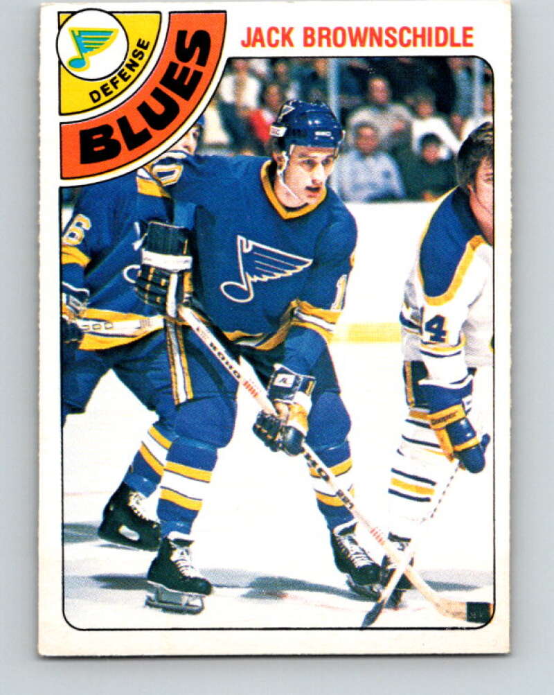 1978-79 O-Pee-Chee #379 Jack Brownschidle RC Rookie Blues  V26276