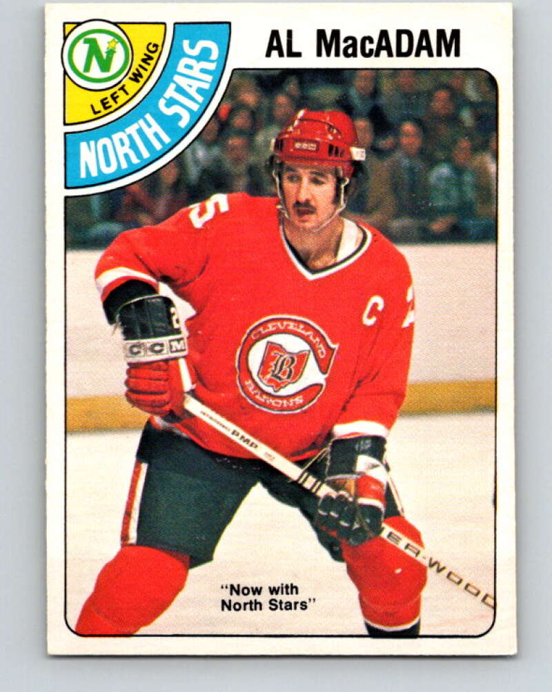 1978-79 O-Pee-Chee #381 Al MacAdam North Stars  V26291