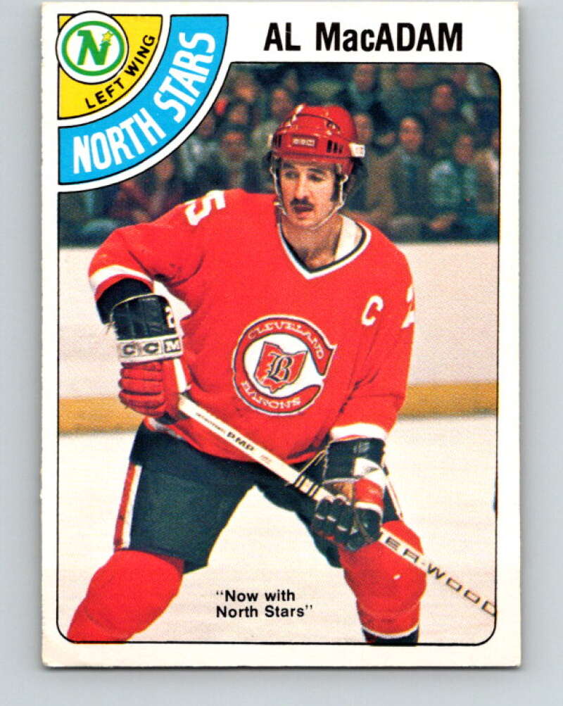 1978-79 O-Pee-Chee #381 Al MacAdam North Stars  V26298