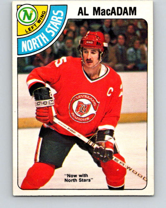 1978-79 O-Pee-Chee #381 Al MacAdam North Stars  V26302