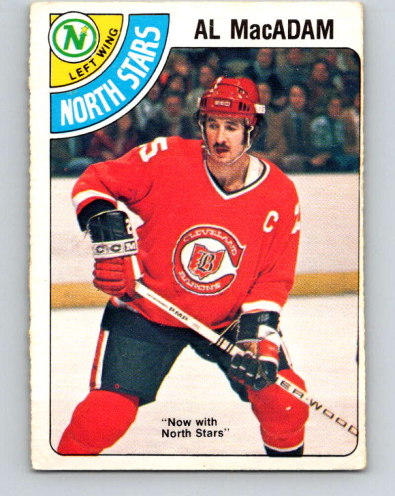 1978-79 O-Pee-Chee #381 Al MacAdam North Stars  V26304