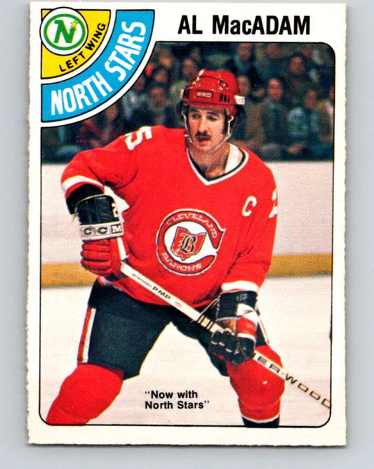 1978-79 O-Pee-Chee #381 Al MacAdam North Stars  V26309