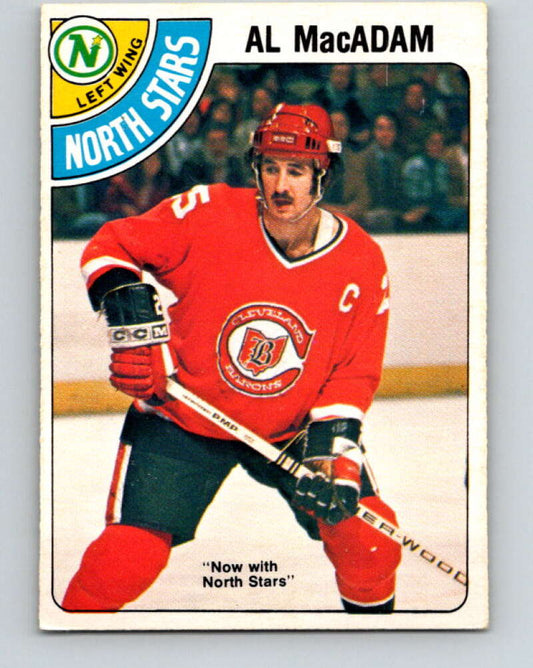 1978-79 O-Pee-Chee #381 Al MacAdam North Stars  V26310