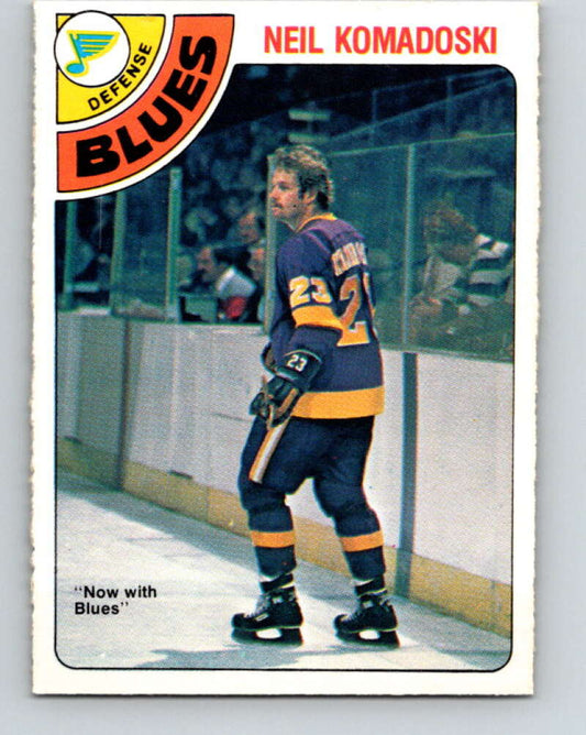 1978-79 O-Pee-Chee #382 Neil Komadoski  St. Louis Blues  V26326