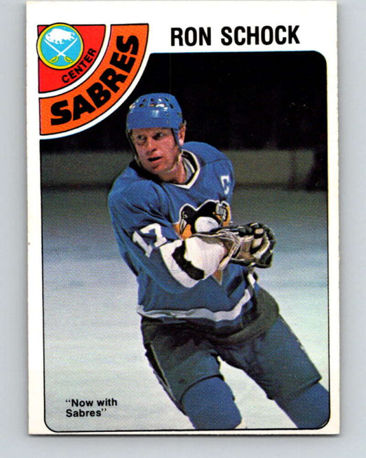 1978-79 O-Pee-Chee #384 Ron Schock  Buffalo Sabres  V26347
