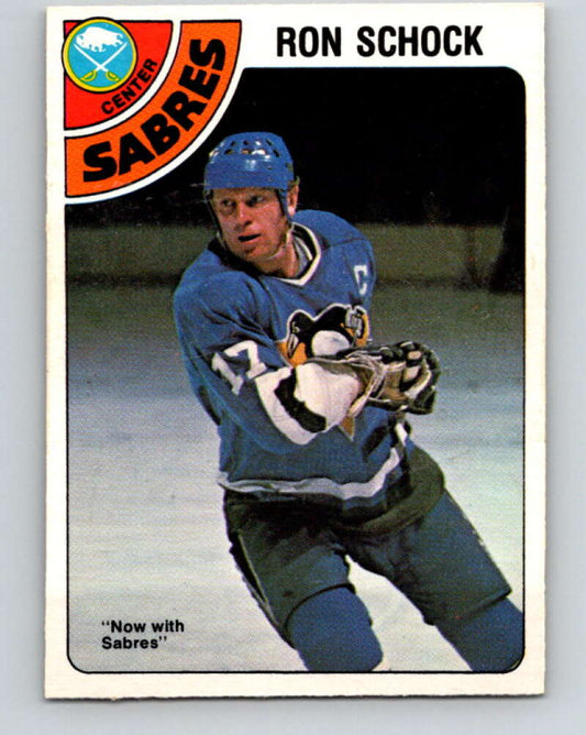 1978-79 O-Pee-Chee #384 Ron Schock  Buffalo Sabres  V26348