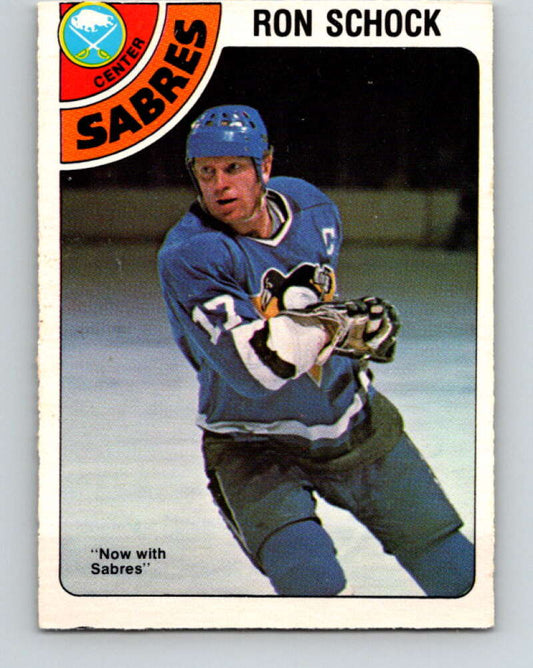 1978-79 O-Pee-Chee #384 Ron Schock  Buffalo Sabres  V26351