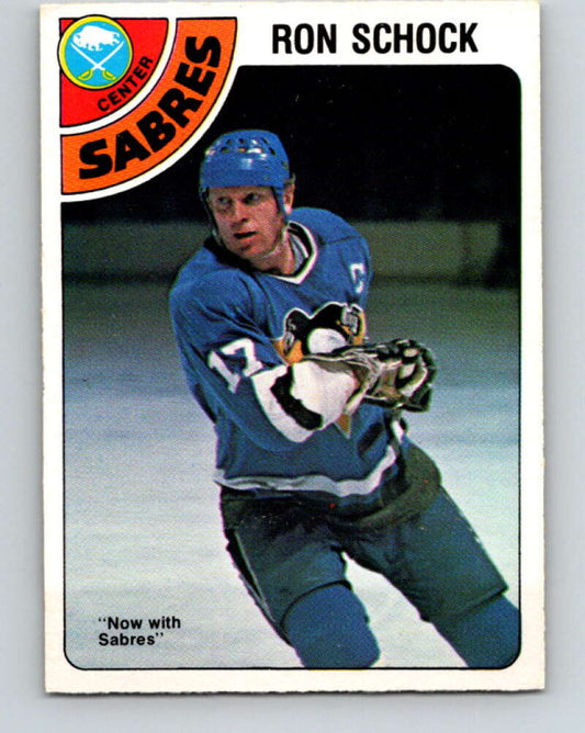 1978-79 O-Pee-Chee #384 Ron Schock  Buffalo Sabres  V26354