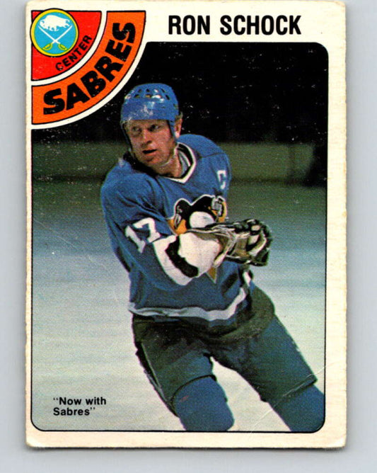 1978-79 O-Pee-Chee #384 Ron Schock  Buffalo Sabres  V26356