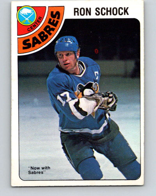 1978-79 O-Pee-Chee #384 Ron Schock  Buffalo Sabres  V26358