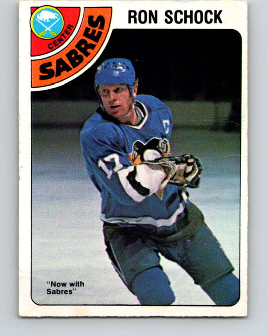 1978-79 O-Pee-Chee #384 Ron Schock  Buffalo Sabres  V26359