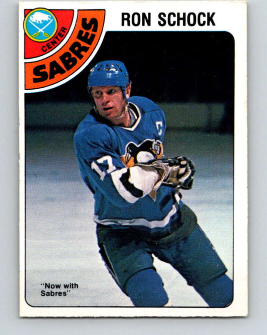 1978-79 O-Pee-Chee #384 Ron Schock  Buffalo Sabres  V26360
