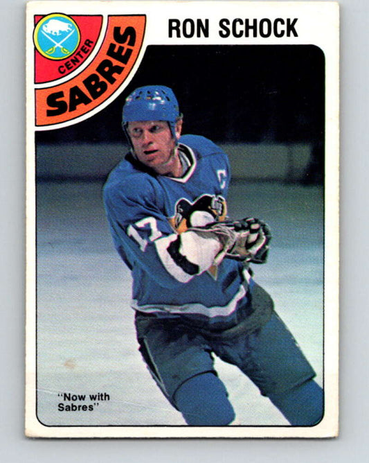 1978-79 O-Pee-Chee #384 Ron Schock  Buffalo Sabres  V26361
