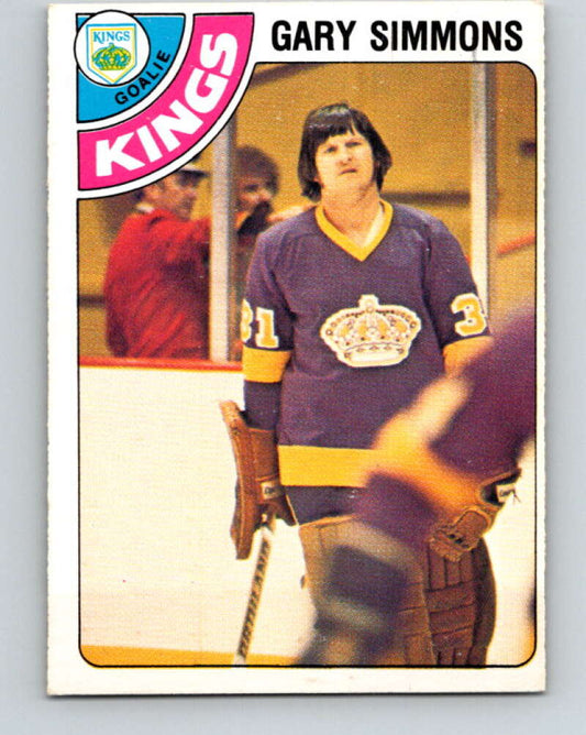 1978-79 O-Pee-Chee #385 Gary Simmons  Los Angeles Kings  V26366