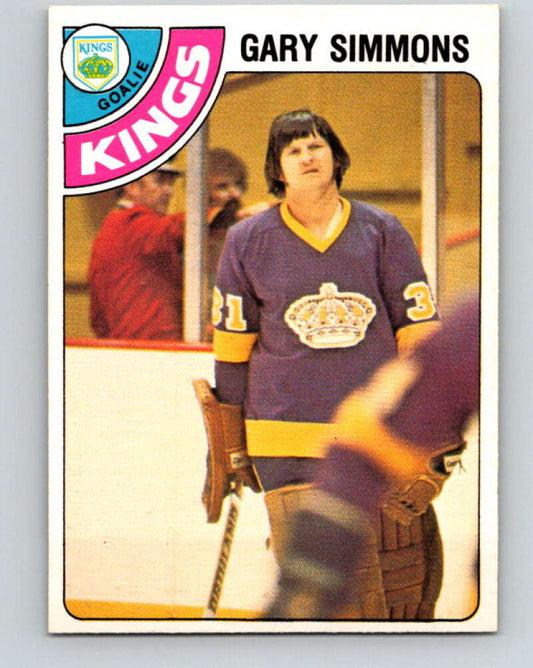 1978-79 O-Pee-Chee #385 Gary Simmons  Los Angeles Kings  V26370