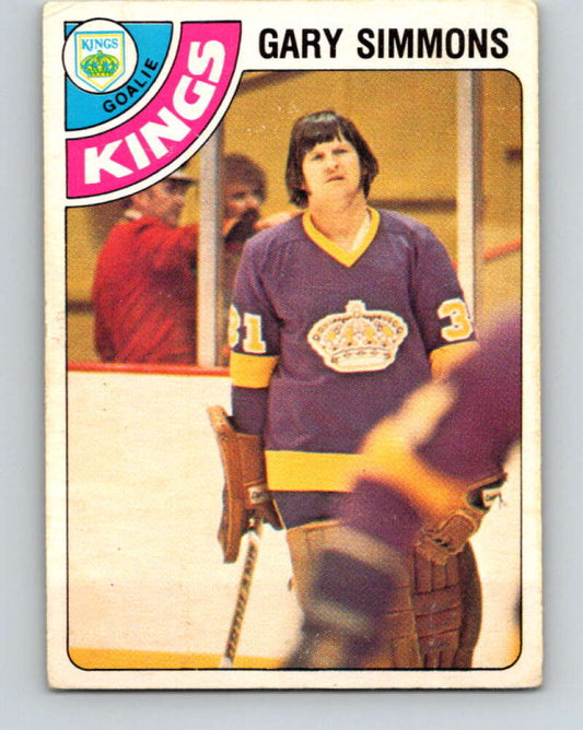 1978-79 O-Pee-Chee #385 Gary Simmons  Los Angeles Kings  V26374