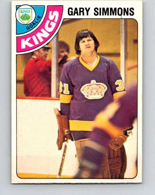 1978-79 O-Pee-Chee #385 Gary Simmons  Los Angeles Kings  V26375