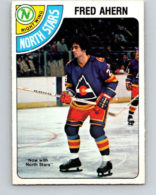 1978-79 O-Pee-Chee #386 Fred Ahern  Minnesota North Stars  V26377