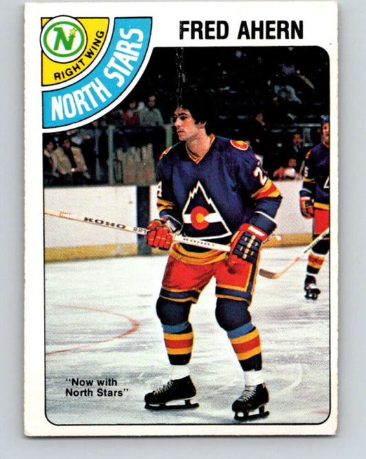 1978-79 O-Pee-Chee #386 Fred Ahern  Minnesota North Stars  V26379