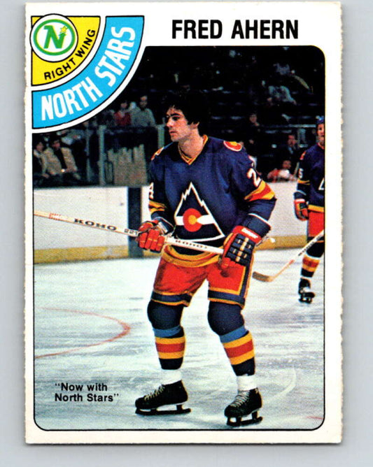 1978-79 O-Pee-Chee #386 Fred Ahern  Minnesota North Stars  V26381