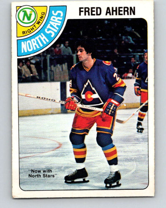 1978-79 O-Pee-Chee #386 Fred Ahern  Minnesota North Stars  V26382