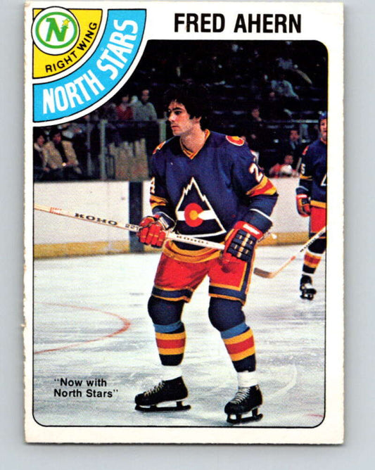 1978-79 O-Pee-Chee #386 Fred Ahern  Minnesota North Stars  V26383