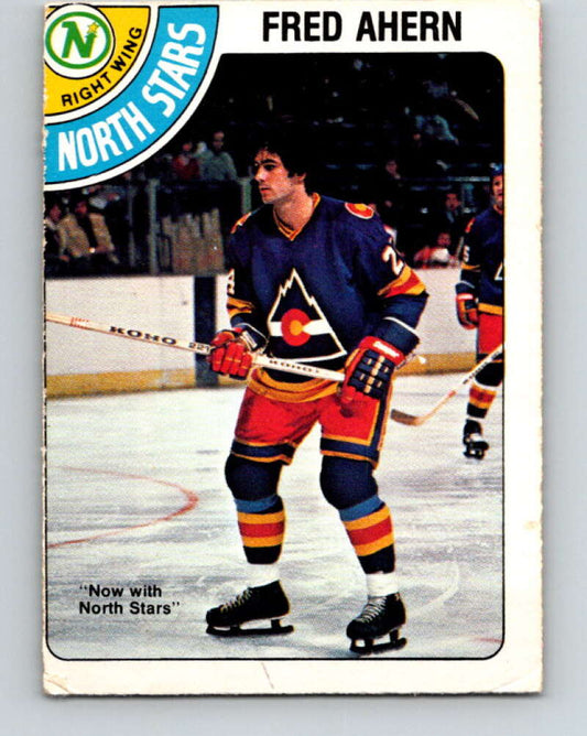 1978-79 O-Pee-Chee #386 Fred Ahern  Minnesota North Stars  V26388