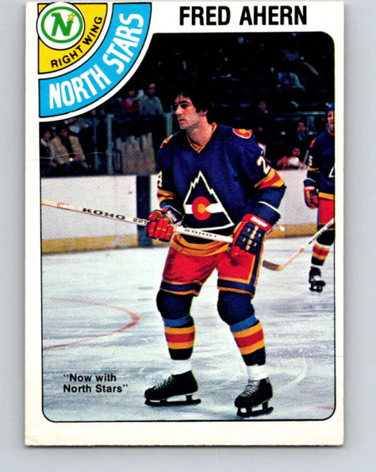 1978-79 O-Pee-Chee #386 Fred Ahern  Minnesota North Stars  V26389