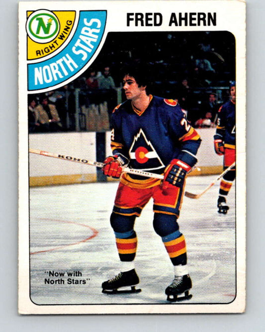 1978-79 O-Pee-Chee #386 Fred Ahern  Minnesota North Stars  V26391