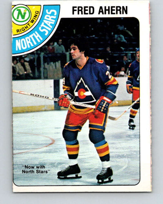 1978-79 O-Pee-Chee #386 Fred Ahern  Minnesota North Stars  V26393
