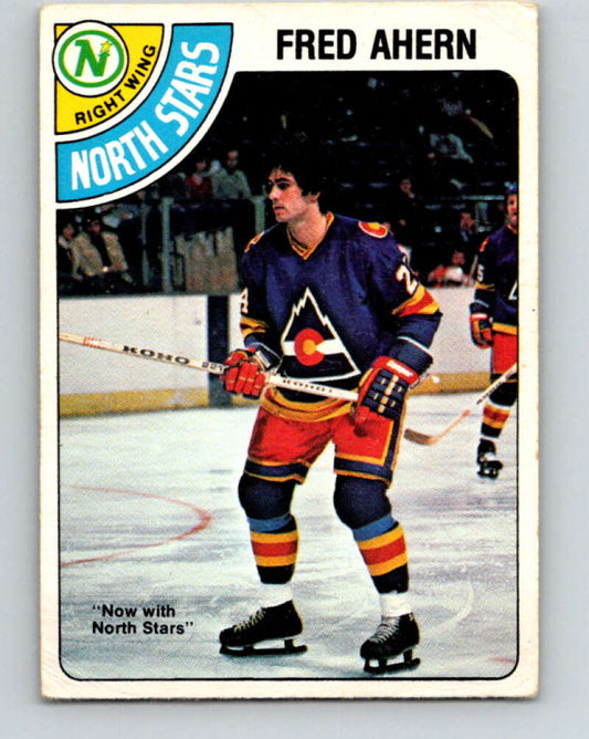 1978-79 O-Pee-Chee #386 Fred Ahern  Minnesota North Stars  V26395