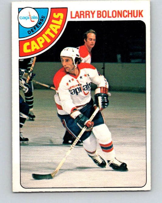 1978-79 O-Pee-Chee #387 Larry Bolonchuk  Washington Capitals  V26401