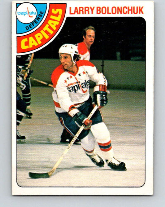 1978-79 O-Pee-Chee #387 Larry Bolonchuk  Washington Capitals  V26406