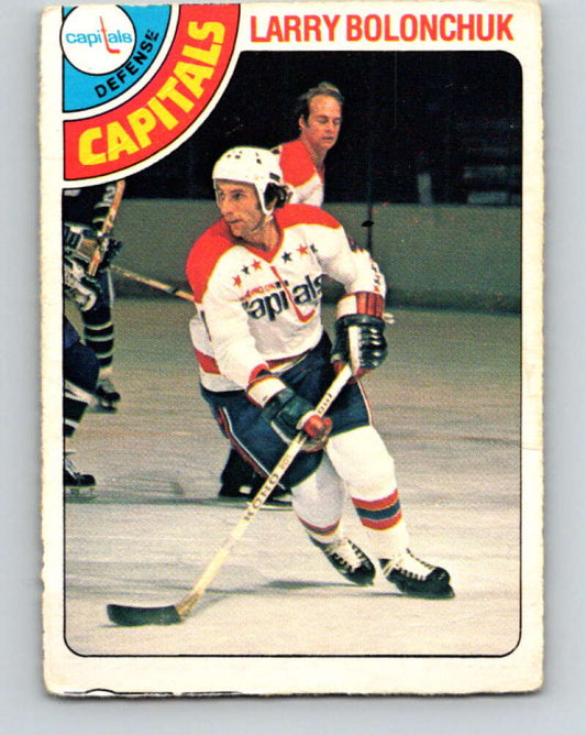 1978-79 O-Pee-Chee #387 Larry Bolonchuk  Washington Capitals  V26407