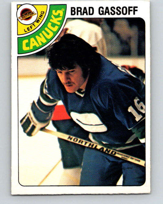 1978-79 O-Pee-Chee #388 Brad Gassoff  RC Rookie Canucks  V26410
