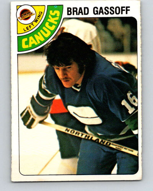 1978-79 O-Pee-Chee #388 Brad Gassoff  RC Rookie Canucks  V26414