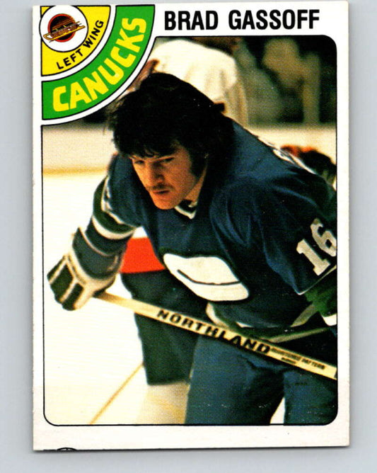 1978-79 O-Pee-Chee #388 Brad Gassoff  RC Rookie Canucks  V26415