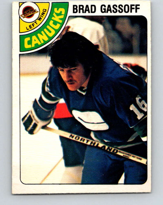 1978-79 O-Pee-Chee #388 Brad Gassoff  RC Rookie Canucks  V26416