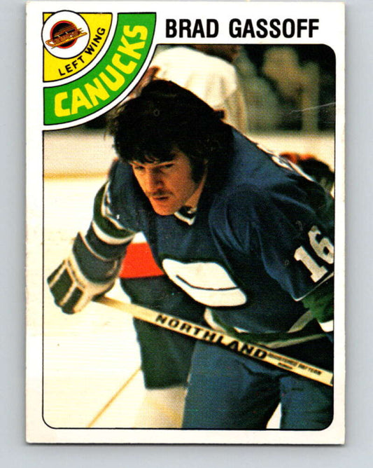 1978-79 O-Pee-Chee #388 Brad Gassoff  RC Rookie Canucks  V26418