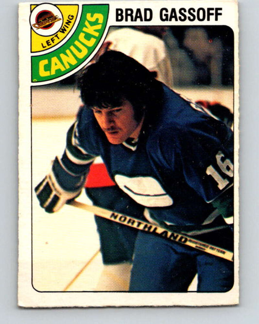 1978-79 O-Pee-Chee #388 Brad Gassoff  RC Rookie Canucks  V26421