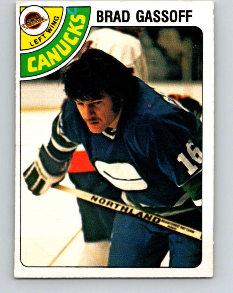 1978-79 O-Pee-Chee #388 Brad Gassoff  RC Rookie Canucks  V26422