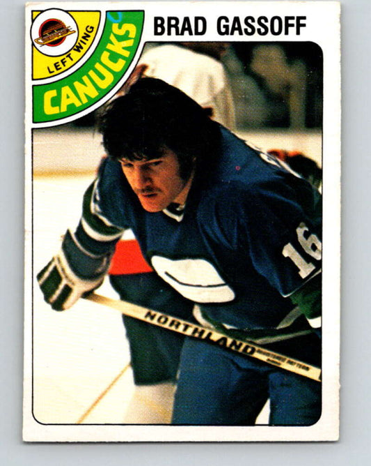 1978-79 O-Pee-Chee #388 Brad Gassoff  RC Rookie Canucks  V26422