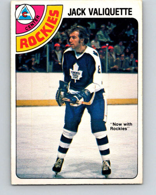 1978-79 O-Pee-Chee #391 Jack Valiquette  Colorado Rockies  V26463