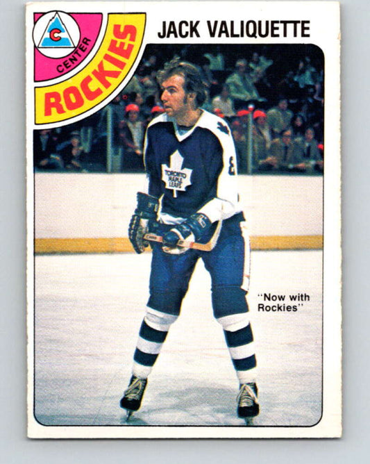 1978-79 O-Pee-Chee #391 Jack Valiquette  Colorado Rockies  V26465