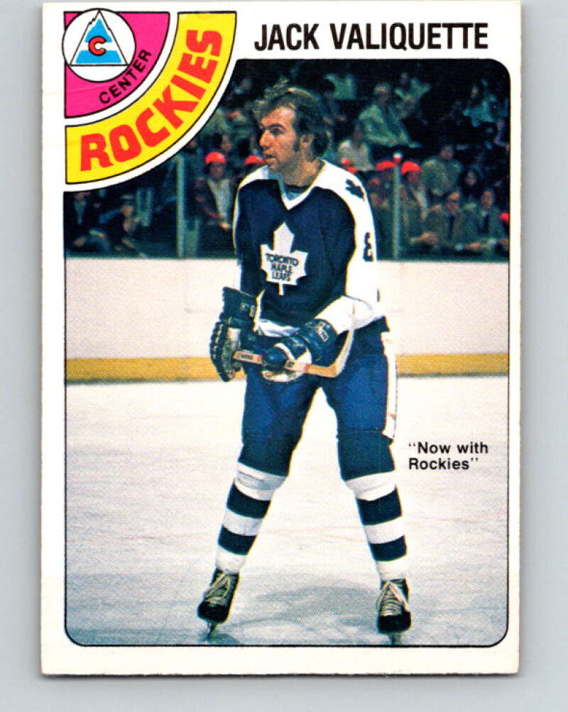 1978-79 O-Pee-Chee #391 Jack Valiquette  Colorado Rockies  V26466